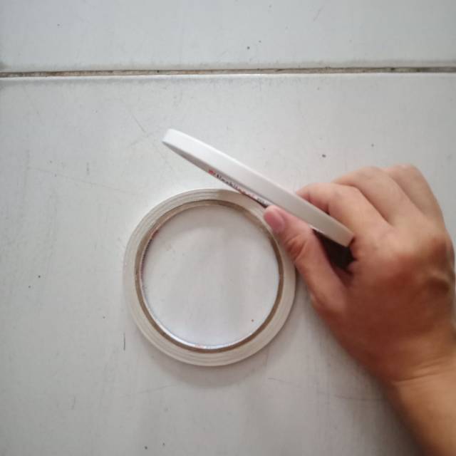 

Doble tape nachi setengah cm double tape isolasi bolak balik
