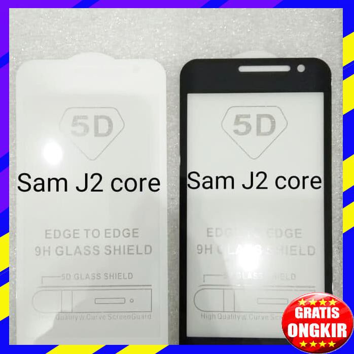 ACC HP SAMSUNG J2 CORE NEW TEMPERED FULL 5D SAMSUNG J2 CORE TEMPERED GLAS