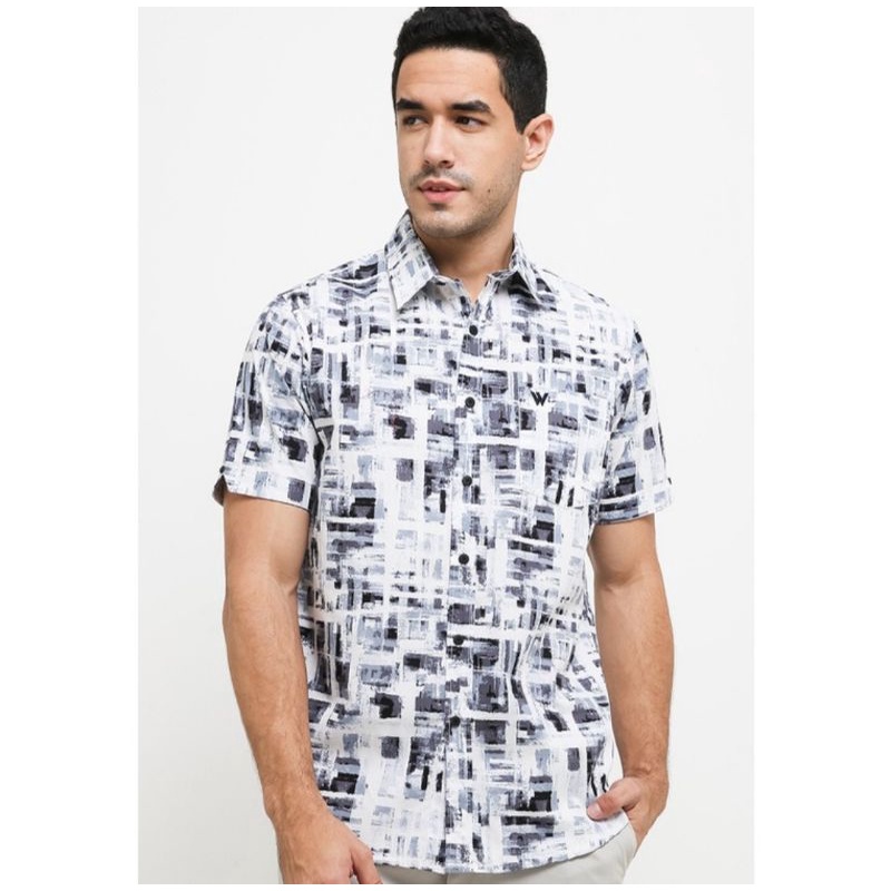 Kemeja WALRUS STUDIO Original Motif Abstrak Terbaru XLLMSXXL