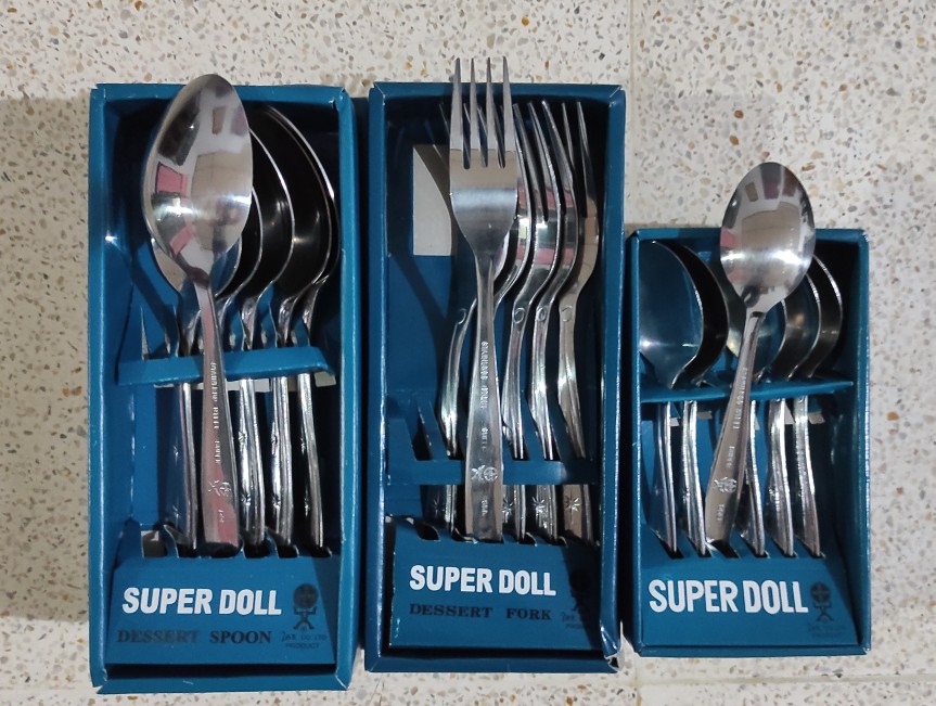 Sendok Teh Stainless Steel Super Doll