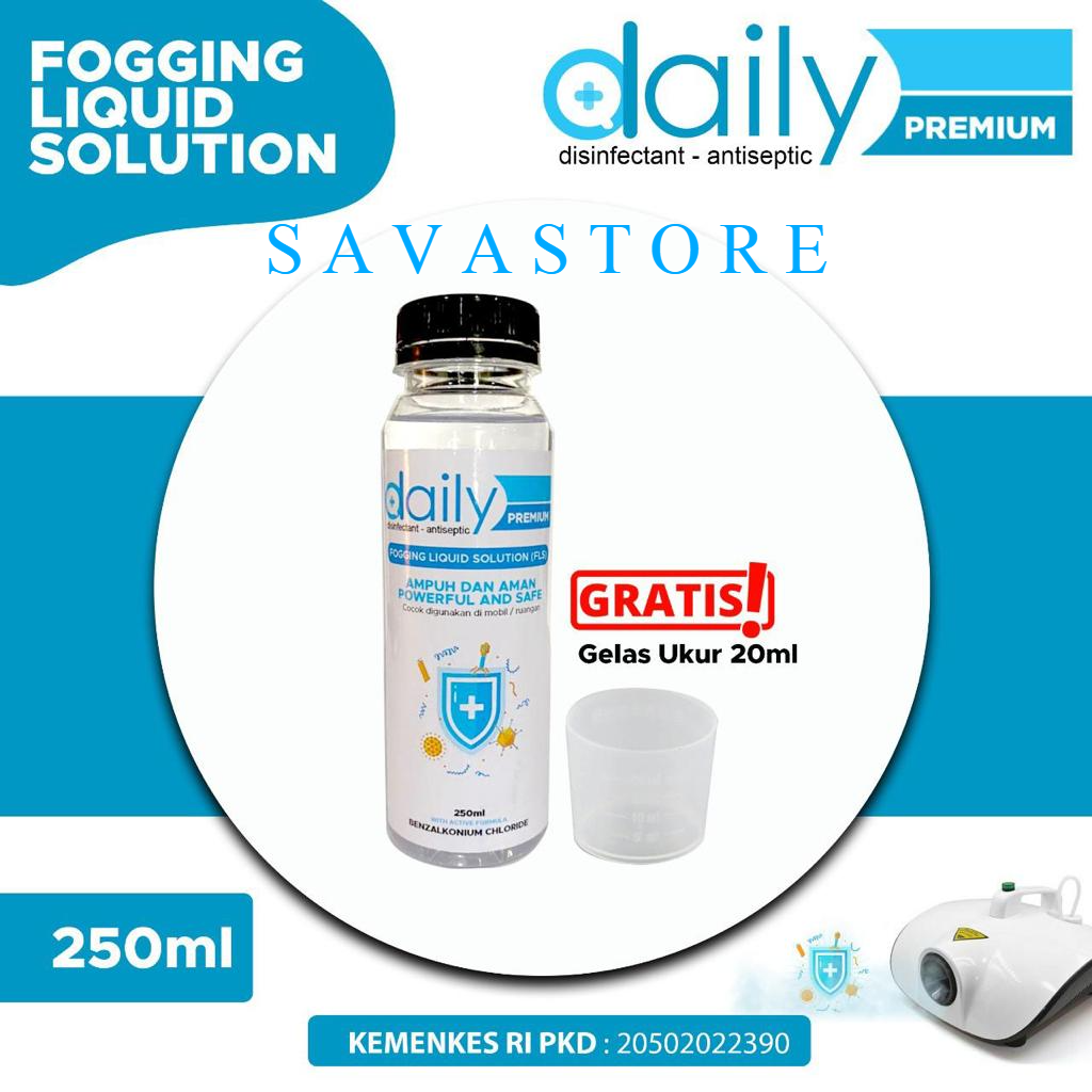 DESINFEKTAN FOGGING DAILY LIQUID SOLUTIONS (FLS) 100ML KHUSUS MESIN FOGGING - TERLARIS