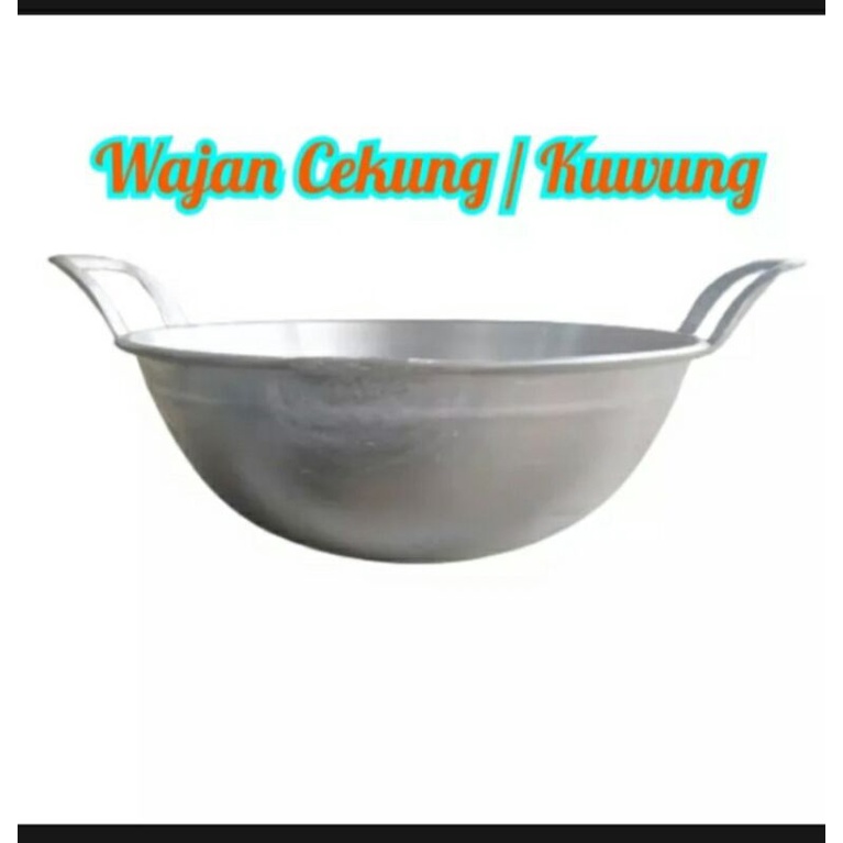 Wajan Alumunium Cekung No 16 penggorengan Kuali katel anti lengket