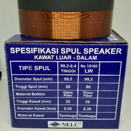 SPUL SPEAKER DOBLE COIL VOICE COIL 99,2MM