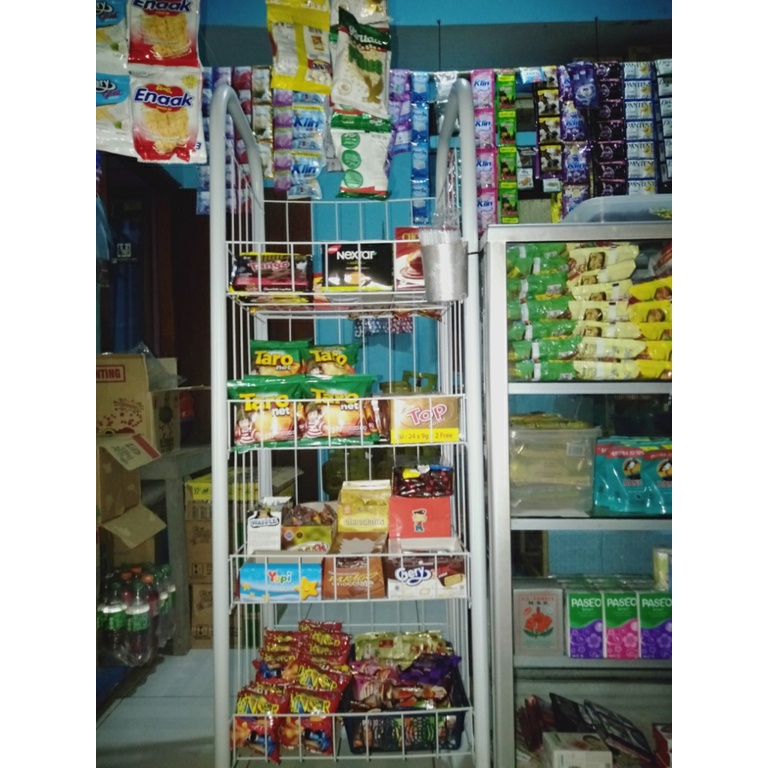 RAK WARUNG   RAK CIKI JUMBO RAK CHIKI  Besar DISPLAY  JSUSUN  4