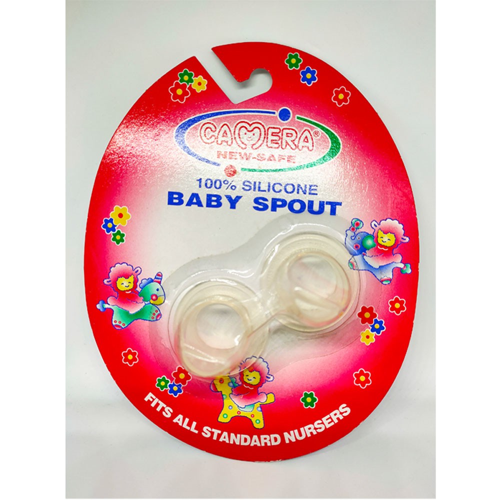 Camera New-Safe 100% Silicone Baby Spout Dot Bayi