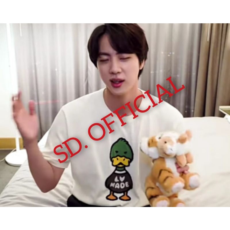 Kaos Bangtan JIN Human Made bebek DTF Print