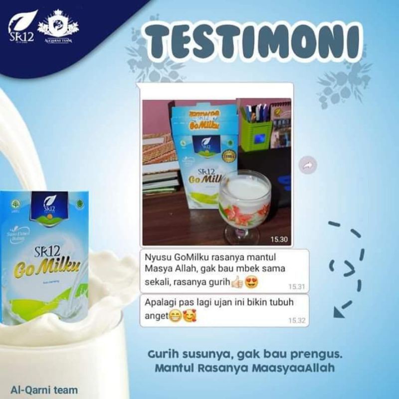 GOMILKU SR12 600GR | GO MILKU SR12 600GR SUSU ETAWA HALAL BPOM MENINGKATKAN KESEHATAN IMUN TUBUH