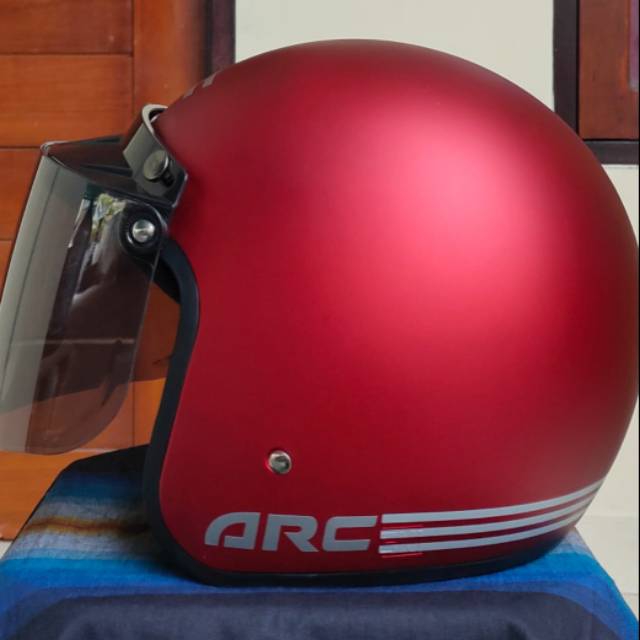 Helm ARC premium ( merah dof)