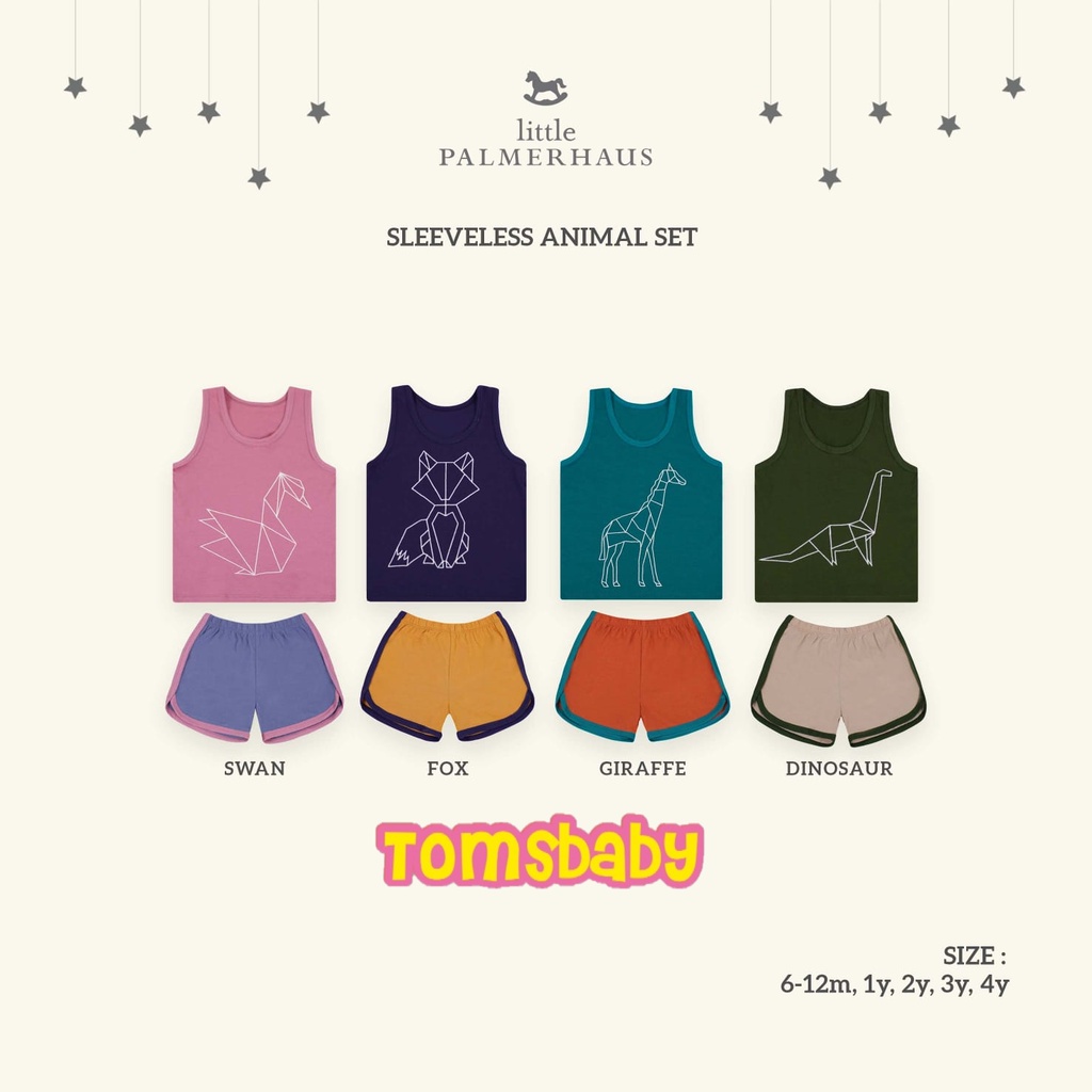 LITTLE PALMERHAUS (1pcs) Sleeveless Animal Set
