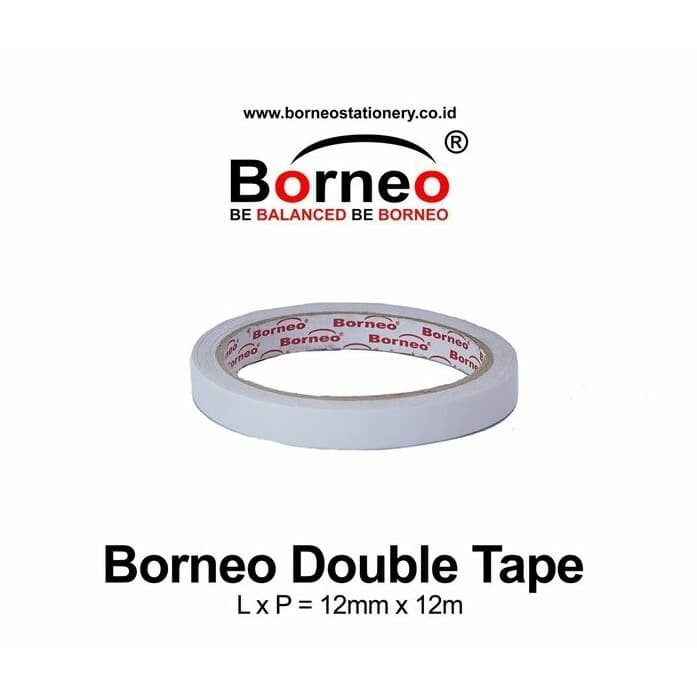

DOUBLE TAPE BORNEO 12MMX12M/ DOUBLE TAPE