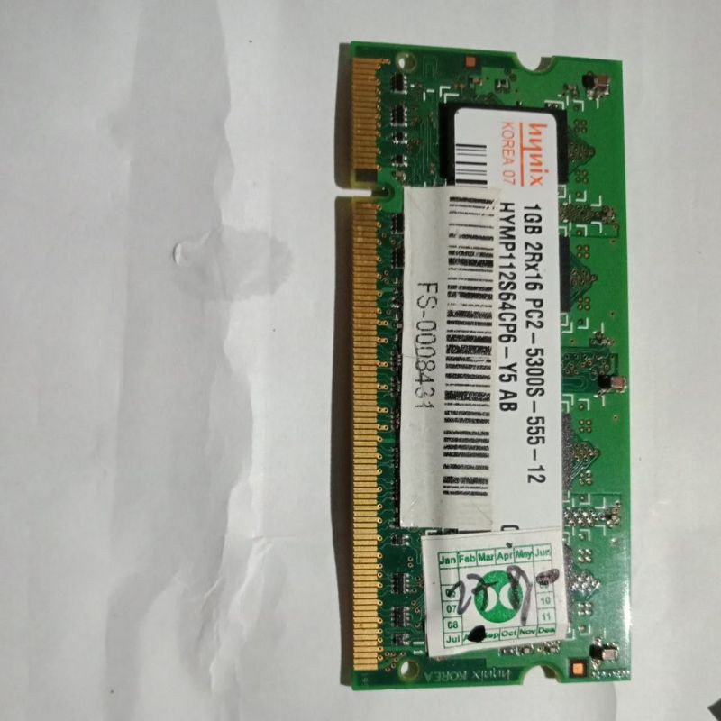 RAM LAPTOP DDR 2 SODIM