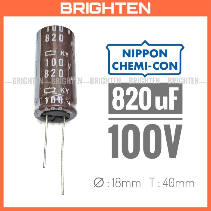 NIPPON CHEMI-CON Elco 820uF 100V