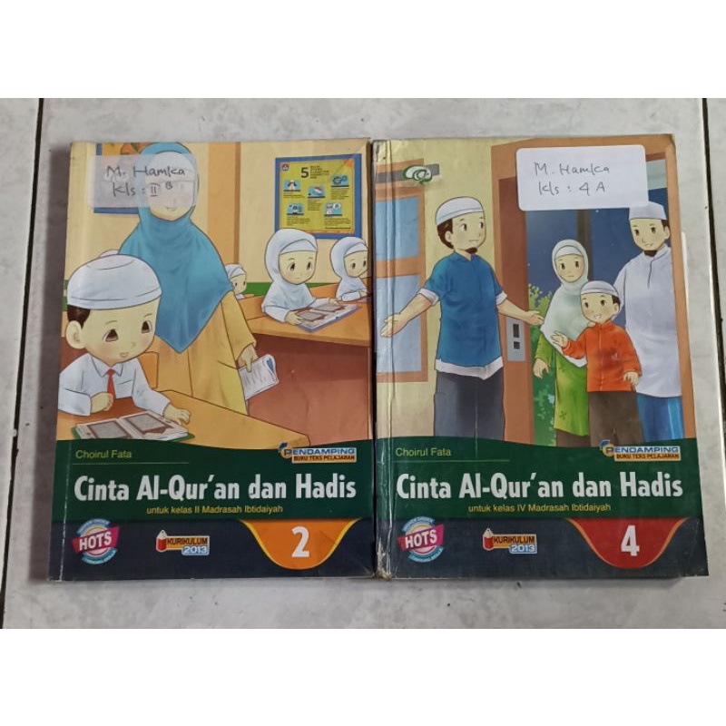 

Buku Cinta Al-Qur'an dan Hadis kelas 2 & kelas 4 (Choirul Fata)