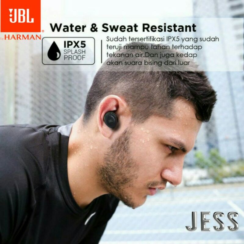 Headset Sport JBL Super Active Lite True Wireless Stereo Sports Earbuds TWS Mini Earphone Bluetooth