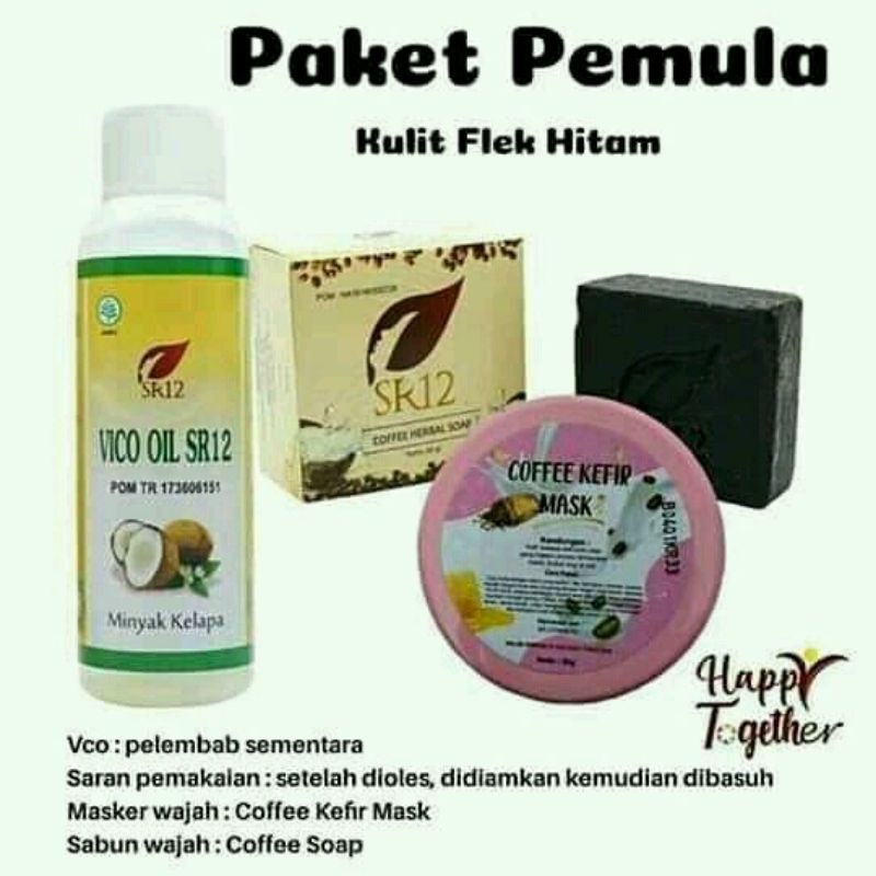 SR12 Paket Pemula Flek Hitam