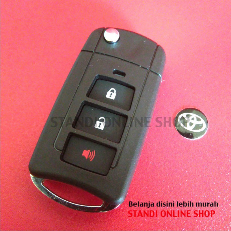 Casing Kunci Lipat Flip Key Rumah Kunci Toyota Avanza Veloz