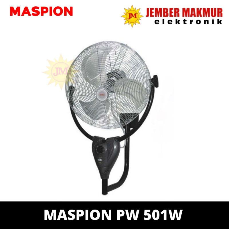 Maspion Wall Fan / Kipas Angin Dinding PW-501 W (20 Inch)