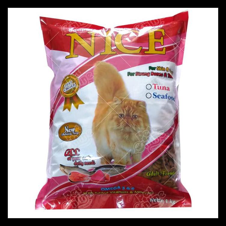 

Nice Makanan Kucing Repack 1Kg - Paling Murah - Tuna Termurah