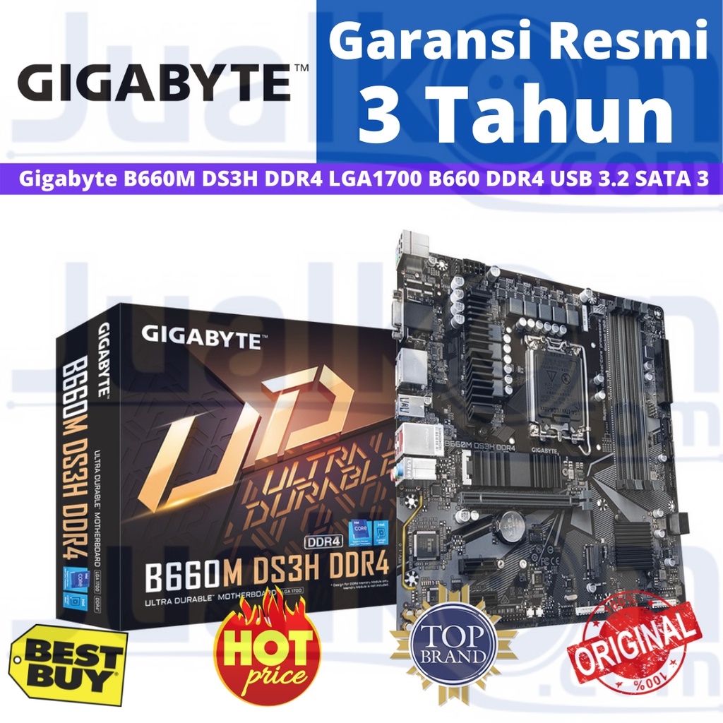 Gigabyte B660M DS3H Motherboard DDR4 LGA1700 B660 DDR4 USB 3.2 SATA 3