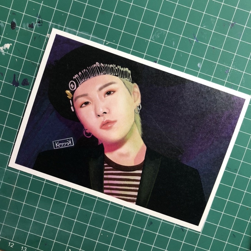 

Fanart Yoongi SG 2022 Postcard