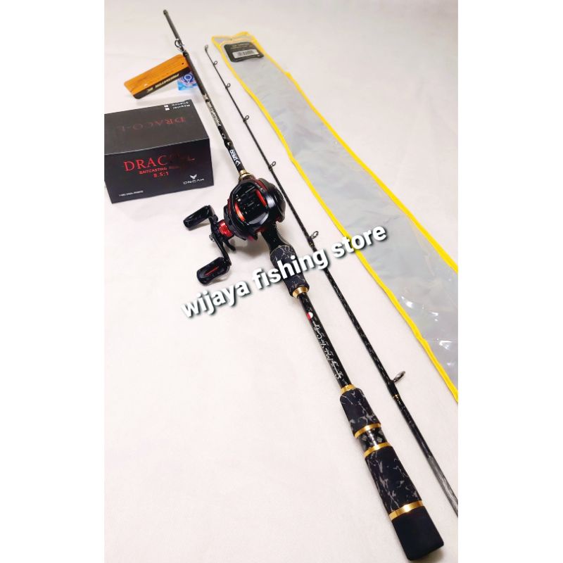 Set Joran BC Daido Predator 180 195 dan Reel BC Oncak Draco L
