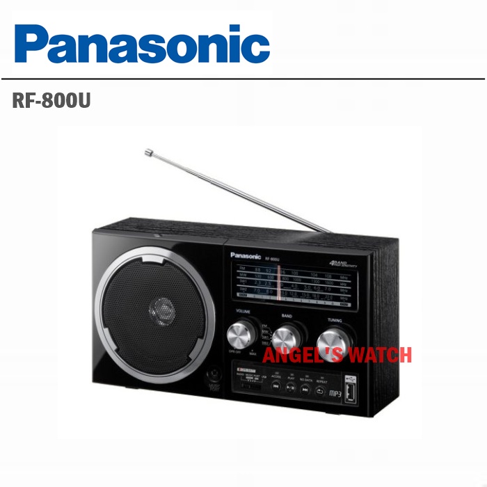 Radio Jadul Panasonic RF-800U RF800 Portable Radio MP3 Support