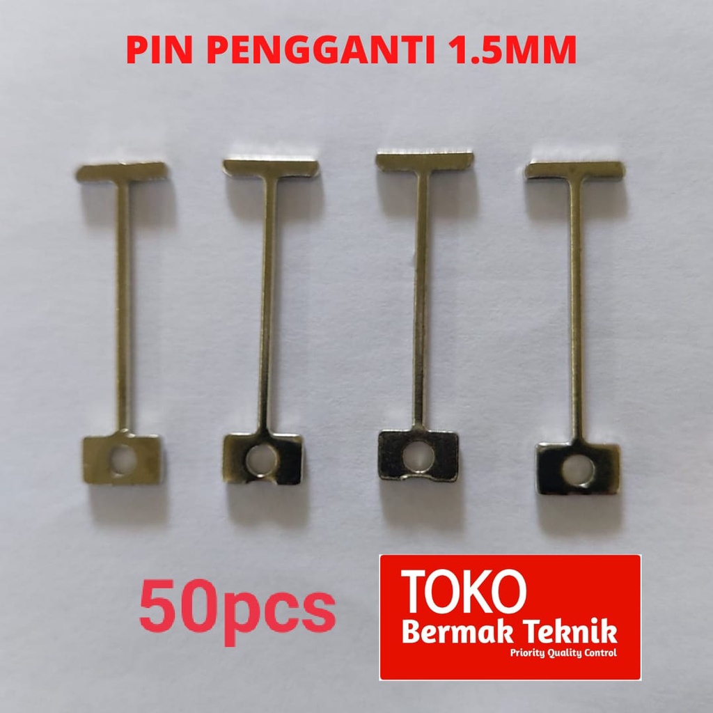 ASTEEL 50 PCS PIN perata keramik 1.5 mm alat perata keramik tipe putar - pin nat keramik - alat bant