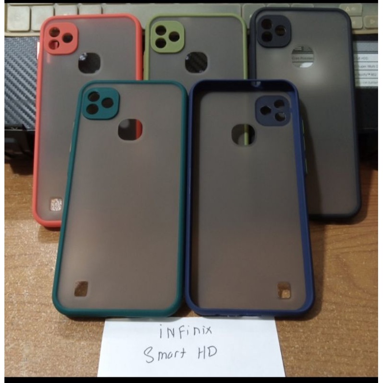 My Choice Case Infinix Smart HD Dove Black Hybrid Transparan