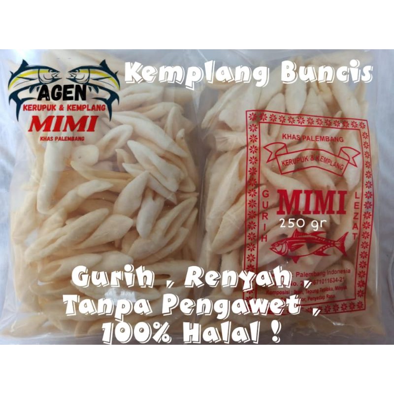 

KERUPUK BUNCIS KEMPLANG BUNCIS (KUALITAS SUPER) KHAS PALEMBANG 250GR