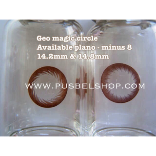 Geo 14mm choco softlens bc102