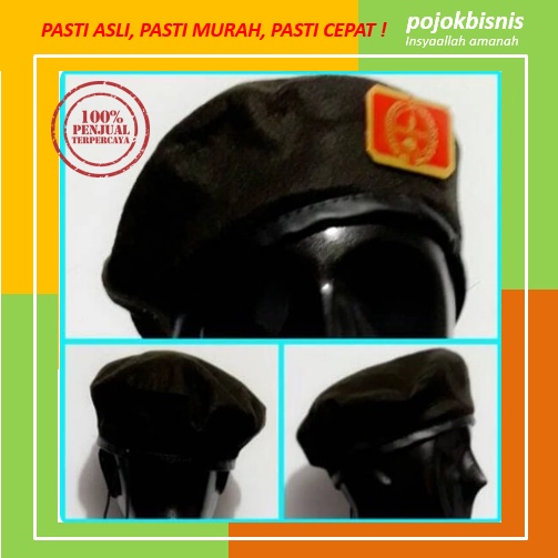 TOPI PRAMUKA SD LAKI LAKI / TOPI BARET PRAMUKA SD