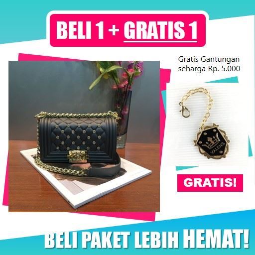 TAS FASHION WANITA DAN PRIA IMPORT  &quot; TAS HAPPY &quot; JTF10851