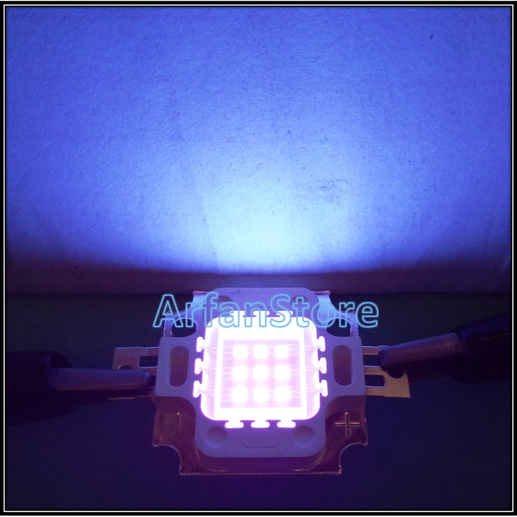 Promo LED 10W UV High Power Led Lampu HPL Ultra Violet Purple Super Terang
