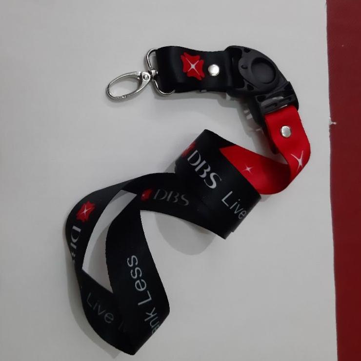 

New Stock Lanyard Gantungan Id Card DBS Live more