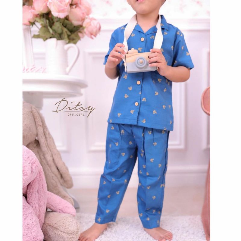 Ditsy Juli Little Pajamas Mickey size 3