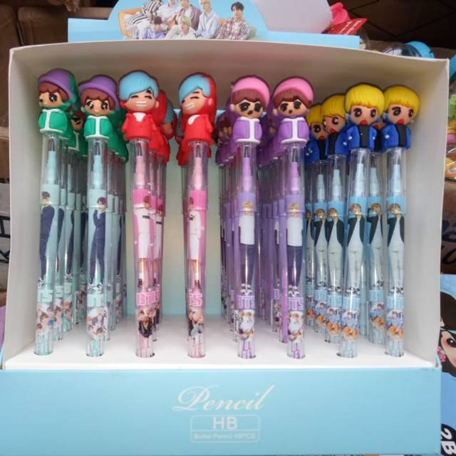 

Pensil Lantu BTS isi 48 pcs