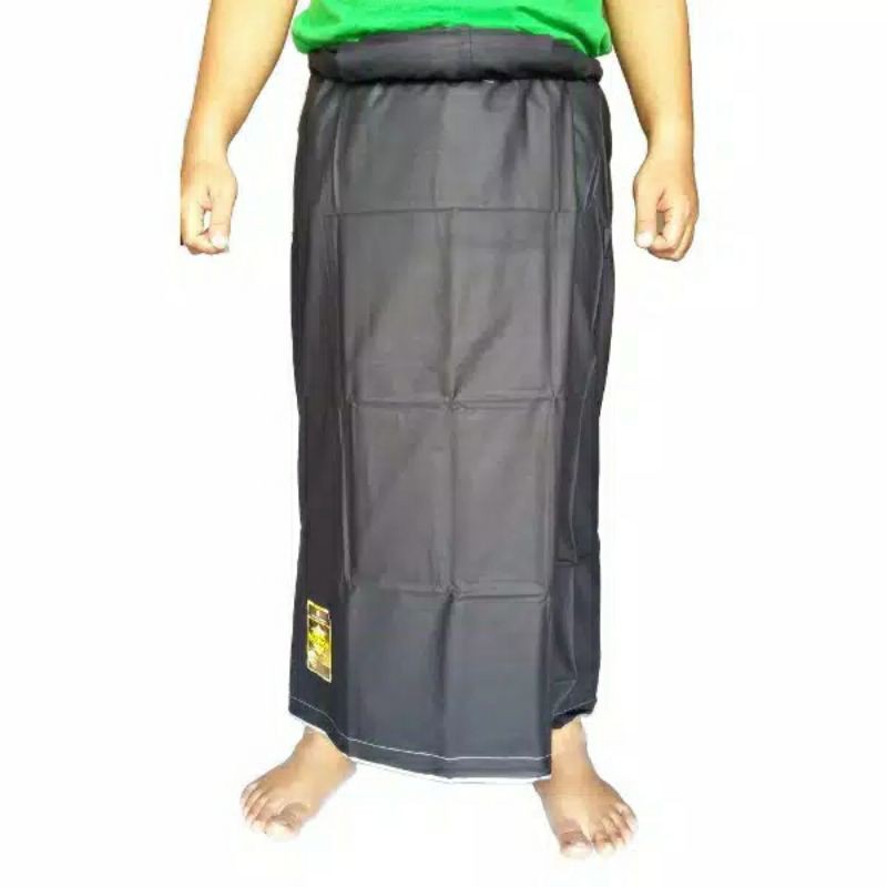 Sarung tenun polos hitam+putih wadimor dewasa/ORI/motif kembang