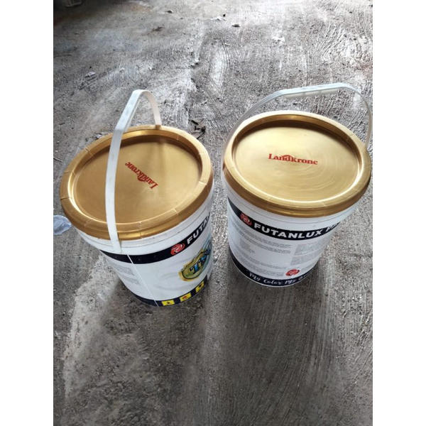 Ember ikan cupang 25kg ember bekas cat 25kg ember plastik bekas cat 25kg sablon tanpa tutup