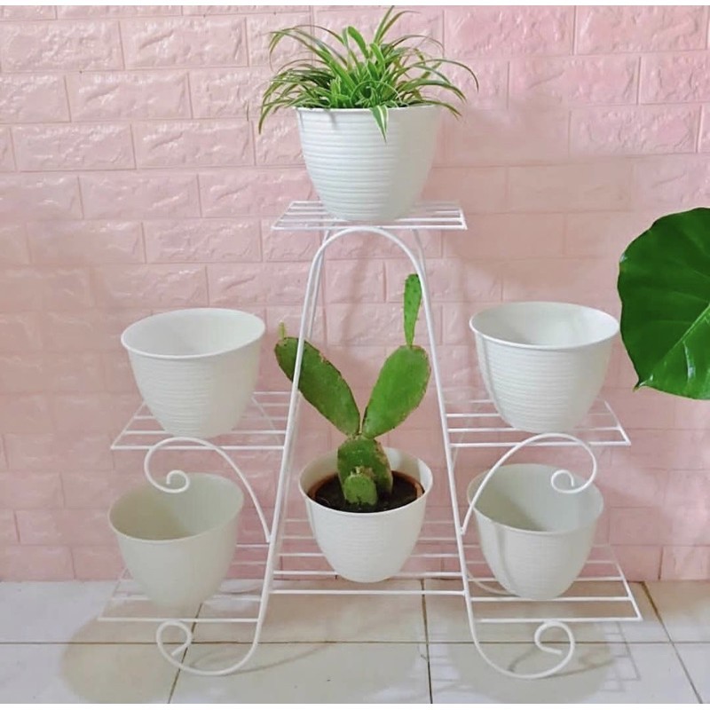 RAK BUNGA BESI MURAH  / RAK SUSUN 6 TINGGI