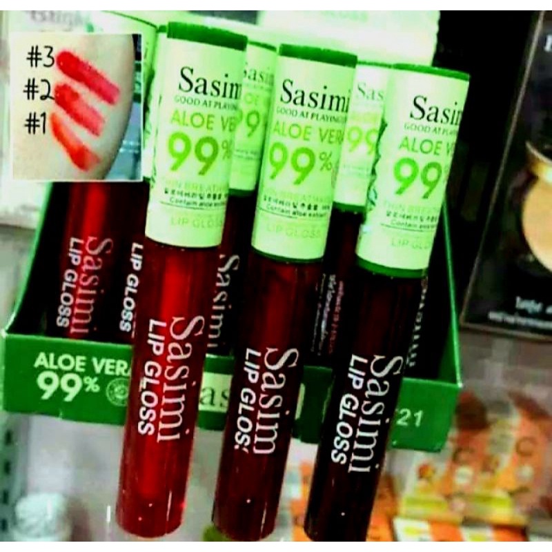 LIPTINT SASIMI 99% ALOEVERA [ ECER BISA 𝐏𝐈𝐋𝐈𝐇 𝐖𝐀𝐑𝐍𝐀 ]