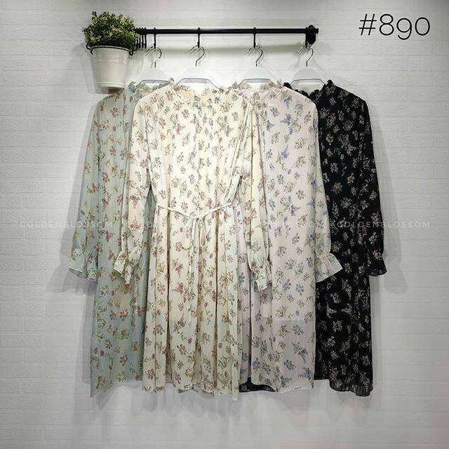 Tunik sifon plisket import motif bunga
Kode: #890