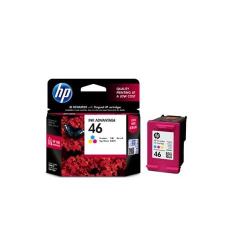 ink cartridge hp 46 colour cz638aa for printer 2020hc 2029 2520hc 4729 2529 original - Tinta 46 color