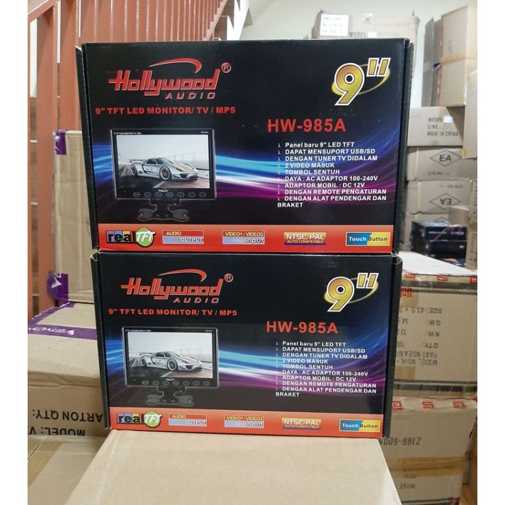 Tv Ondash HOLLYWOOD HW 985A Tv 9 inch On Dash Hollywood HW 985A