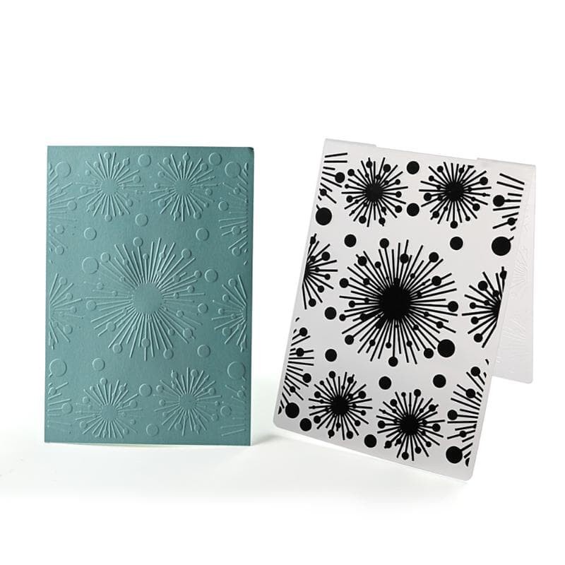 Snowflakes Plastic Embossing Folder #02