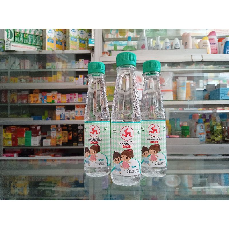 LARUTAN CAP KAKI TIGA ANAK BOTOL @200ML - ED 06/2028