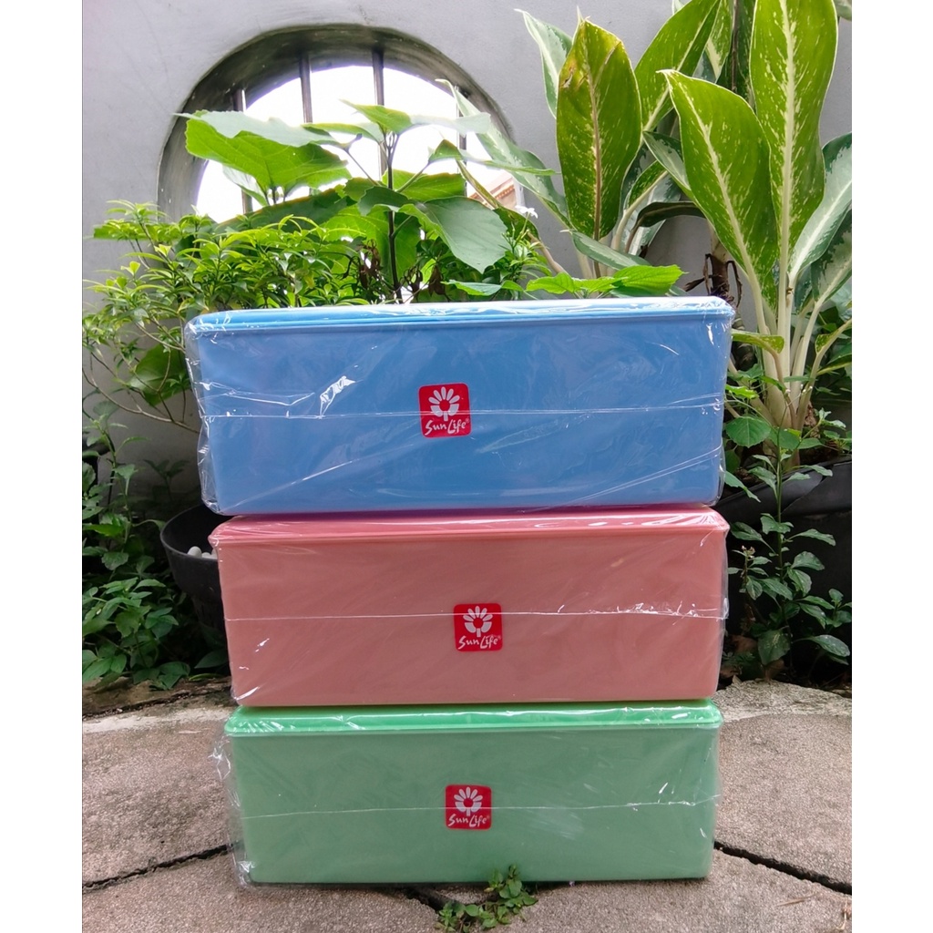 SUNLIFE KOTAK TISSUE BESAR / TISSUE KOTAK / TEMPAT TISSUE PLASTIK  WARNA PASTEL