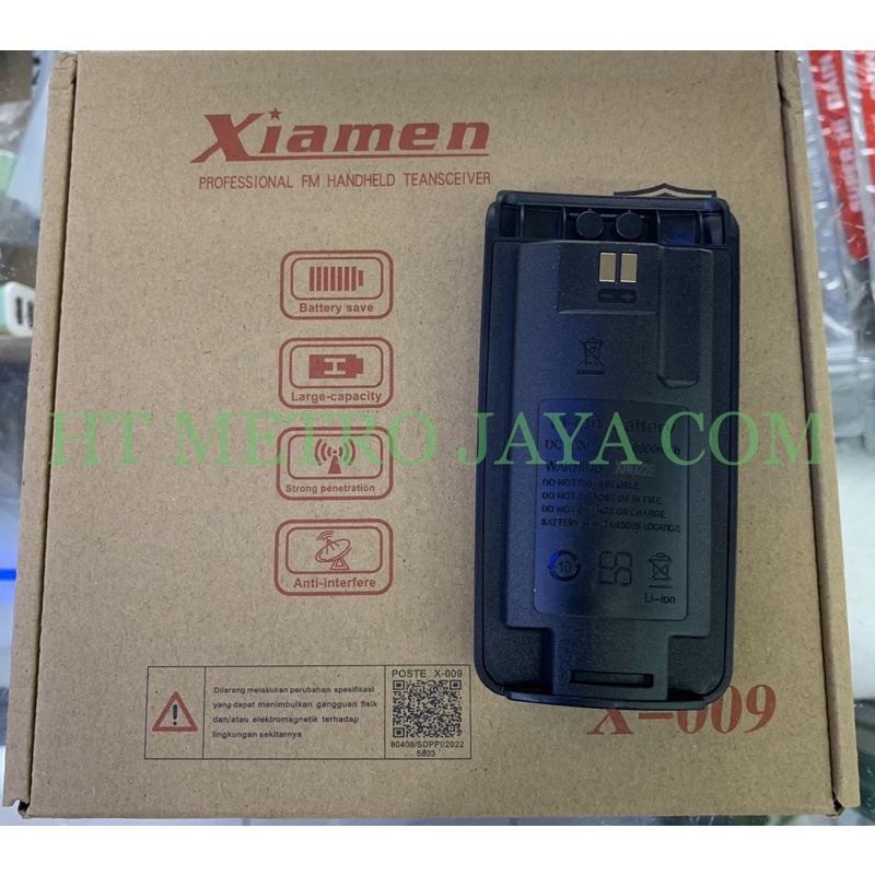 BATERAI HT XIAMEN X009