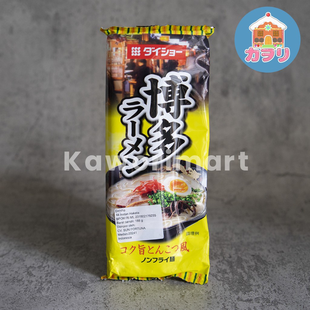 

DAISHO / MI INSTANT VEGETARIAN / HAKATA TONKOTSU / 188GR