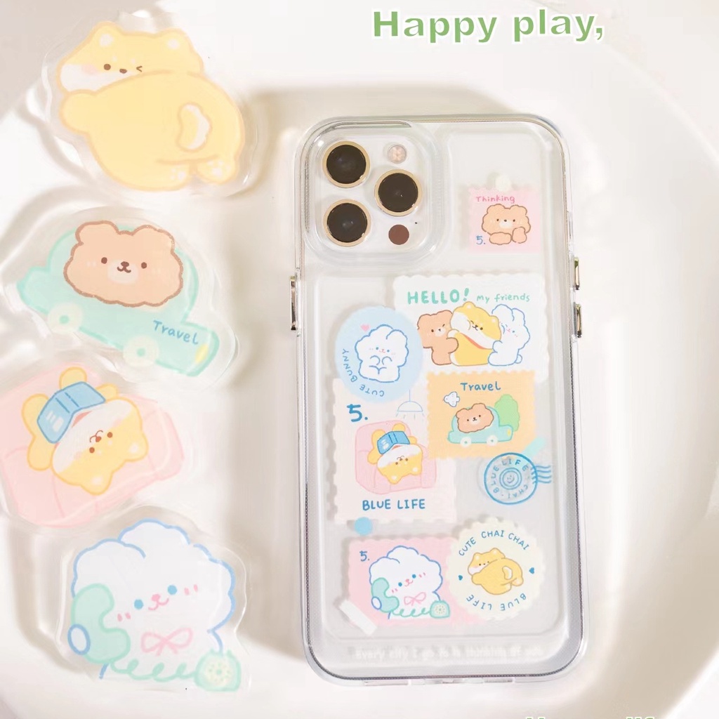 Case Pelindung Bahan Akrilik TPU Untuk iPhone 11 13pro 13prm 12 7Plus xs 8Plus XR 7 8 XR 11pro xs Max 12Pro Max