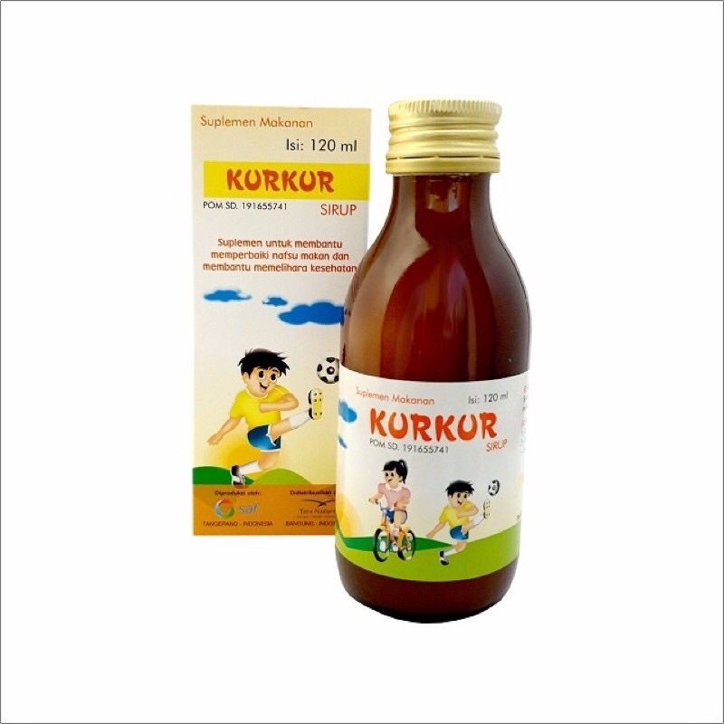 kurkur sirup suplemen makanan anak